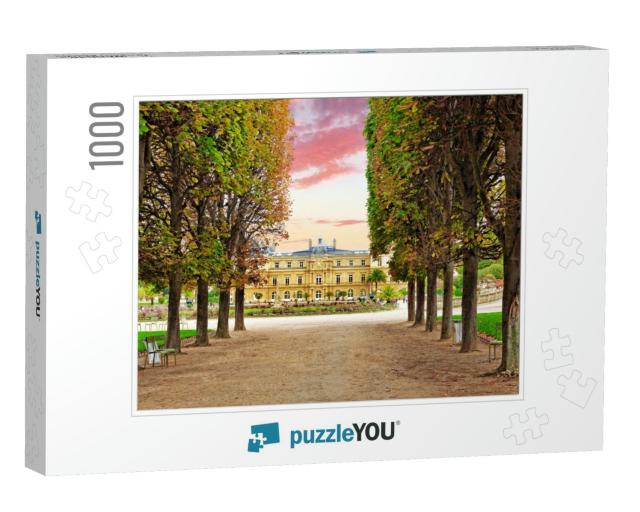 Luxembourg Palase in Paris, France... Jigsaw Puzzle with 1000 pieces
