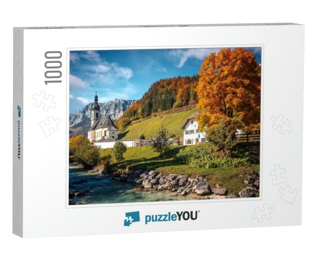 Scenic Image of Nature Landscape. Wonderful Sunny Autumn... Jigsaw Puzzle with 1000 pieces
