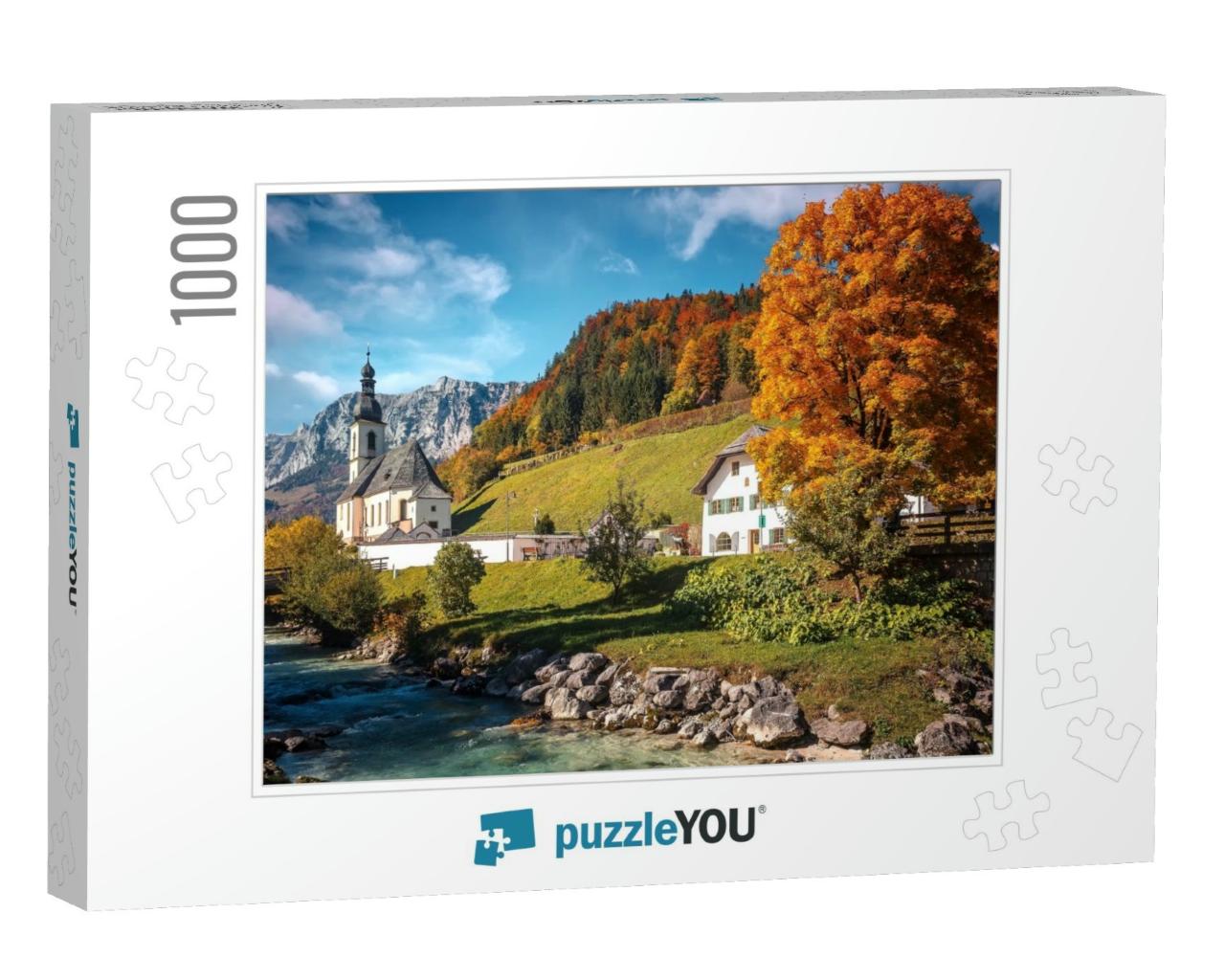 Scenic Image of Nature Landscape. Wonderful Sunny Autumn... Jigsaw Puzzle with 1000 pieces