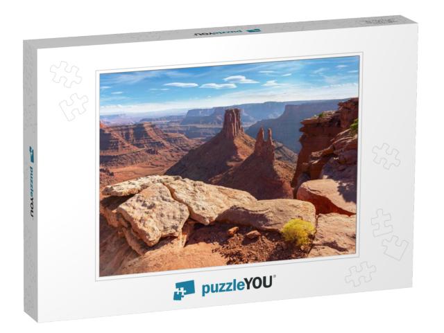 Marlboro Point Overlook At Canyonlands National Park... Jigsaw Puzzle