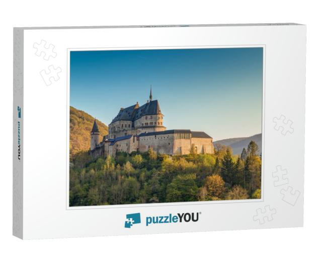Medieval Castle Vianden, Build on Top of the Mountain in... Jigsaw Puzzle