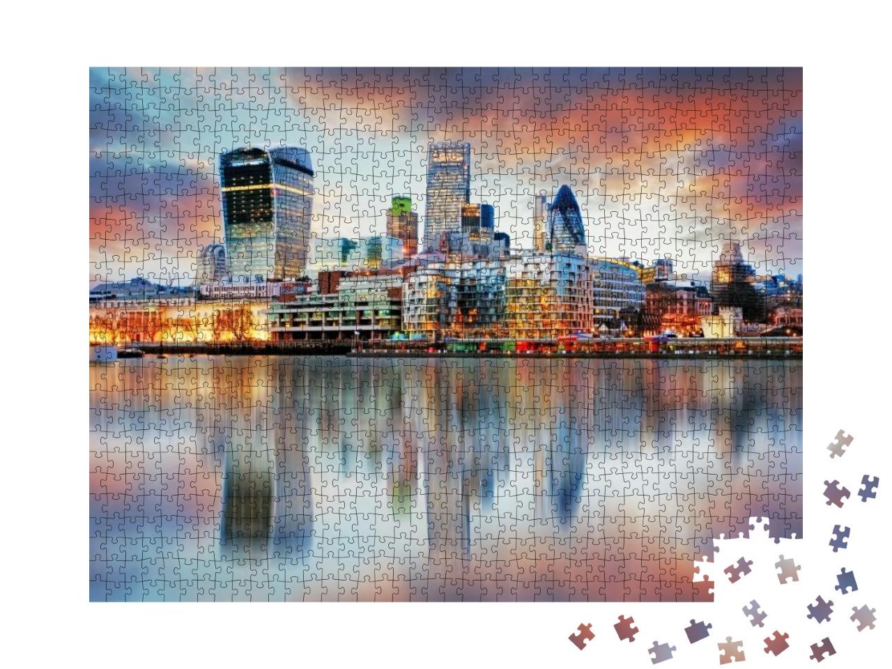 London Skyline... Jigsaw Puzzle with 1000 pieces