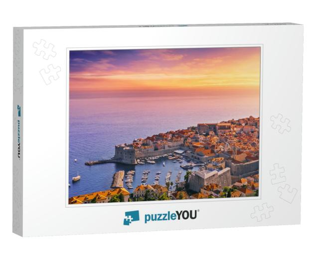 Sunset in Dubrovnik... Jigsaw Puzzle