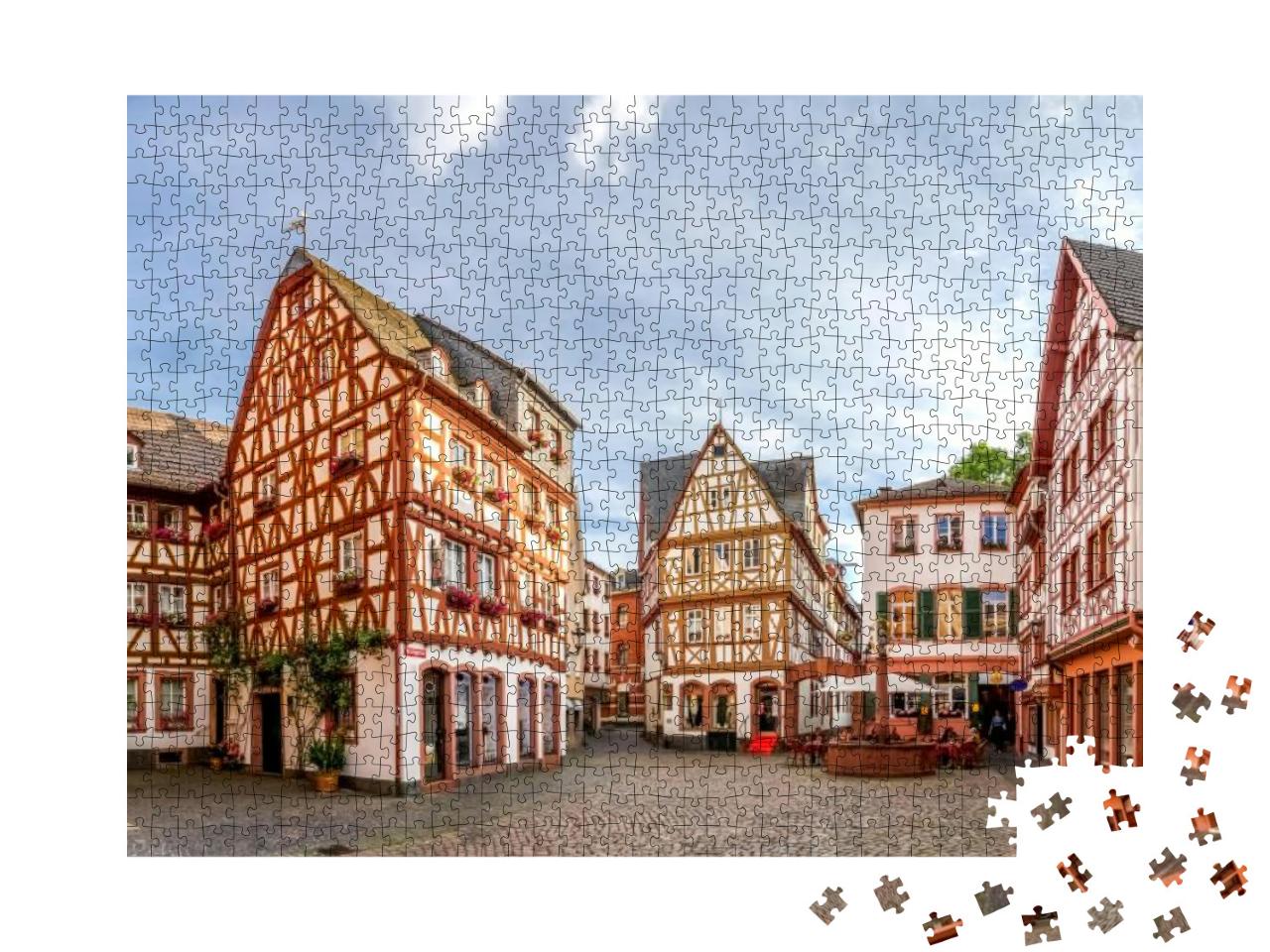 Mainz, Historical, Germany... Jigsaw Puzzle with 1000 pieces