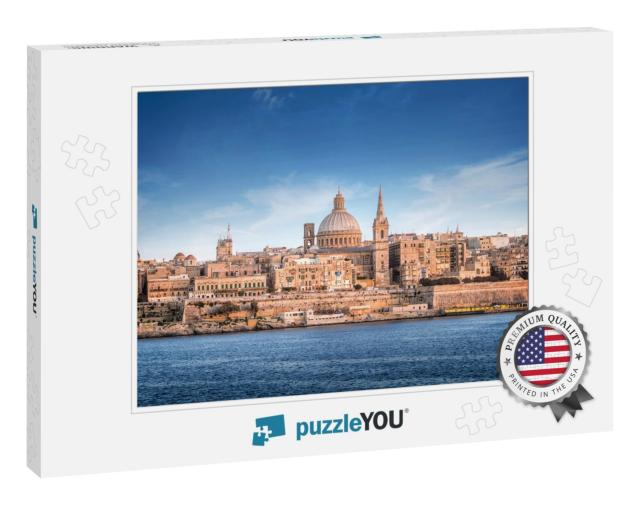 Valletta Skyline with the St. Paul's Cathedral... Jigsaw Puzzle