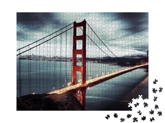 Golden Gate Bridge in San Francisco, California, Usa... Jigsaw Puzzle with 1000 pieces