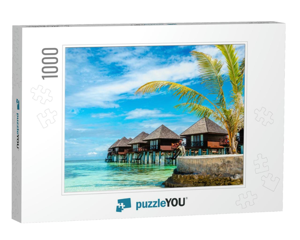 Exotic Wooden Houses on the Water... Jigsaw Puzzle with 1000 pieces