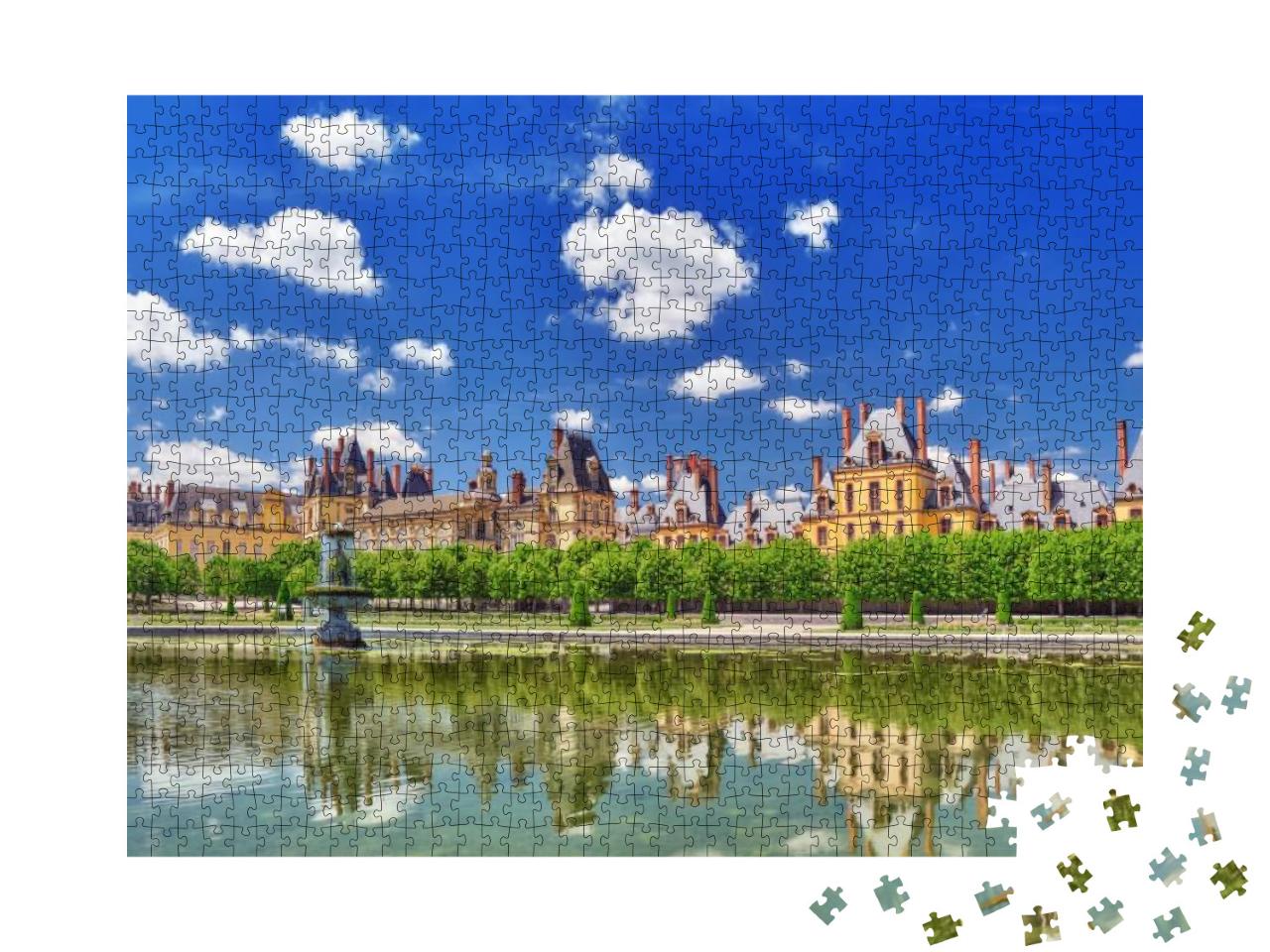 Suburban Residence of the France Kings - Beautiful Chatea... Jigsaw Puzzle with 1000 pieces