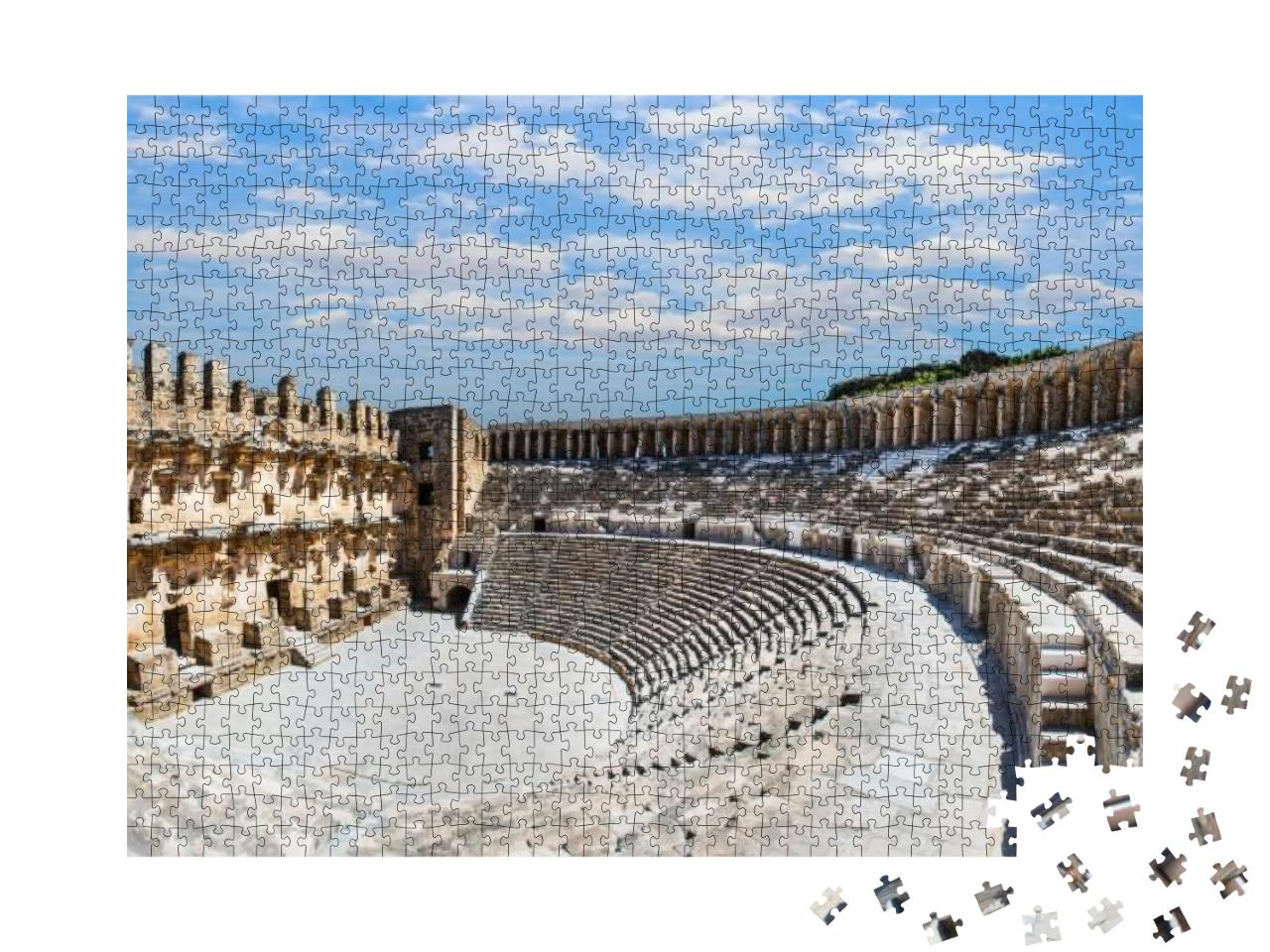 Roman Amphitheater of Aspendos, Belkiz, Antalya, Turkey... Jigsaw Puzzle with 1000 pieces