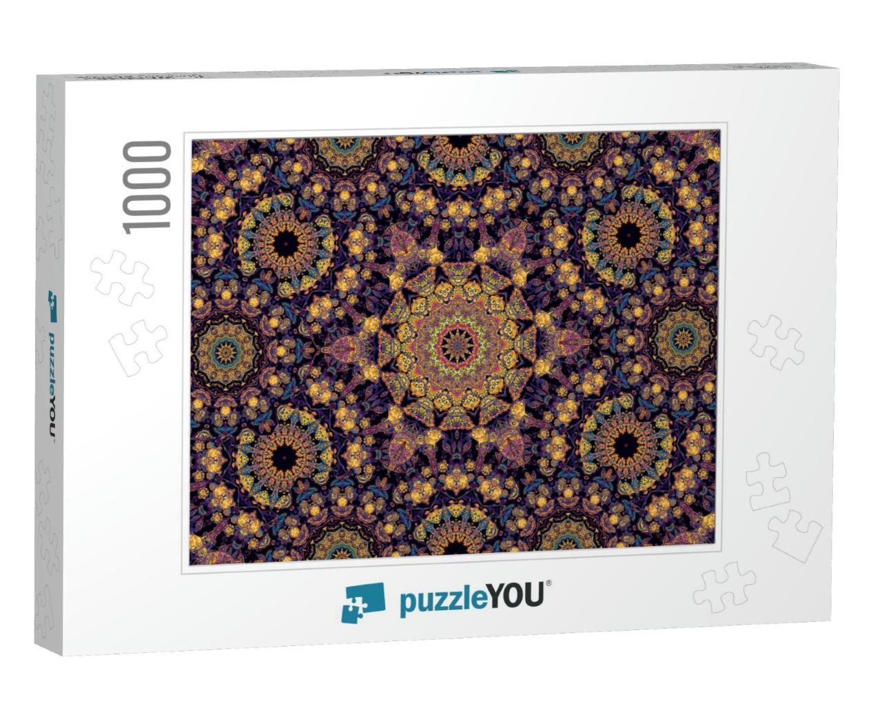 Abstract Islamic Pattern in Arabian Style. Seamless Backg... Jigsaw Puzzle with 1000 pieces