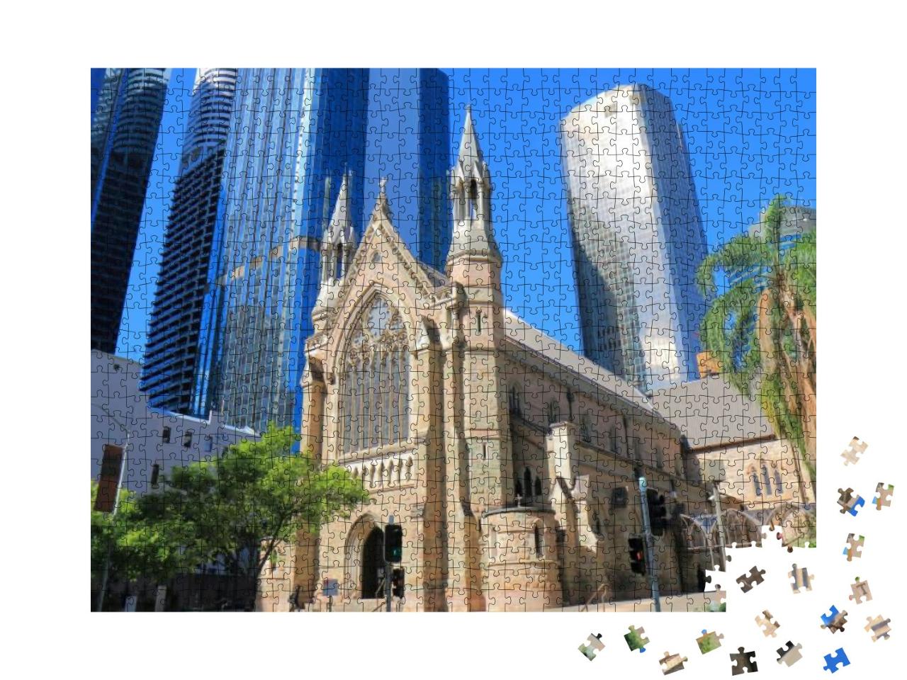 St Stephens Cathedral Brisbane Australia... Jigsaw Puzzle with 1000 pieces