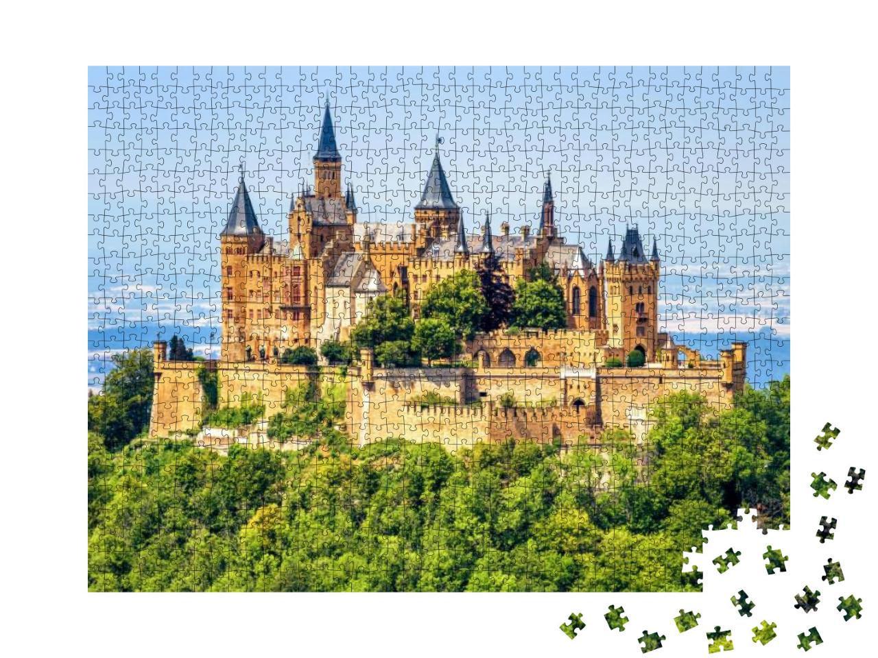 Hohenzollern Castle Close-Up, Germany. This Fairytale Cas... Jigsaw Puzzle with 1000 pieces