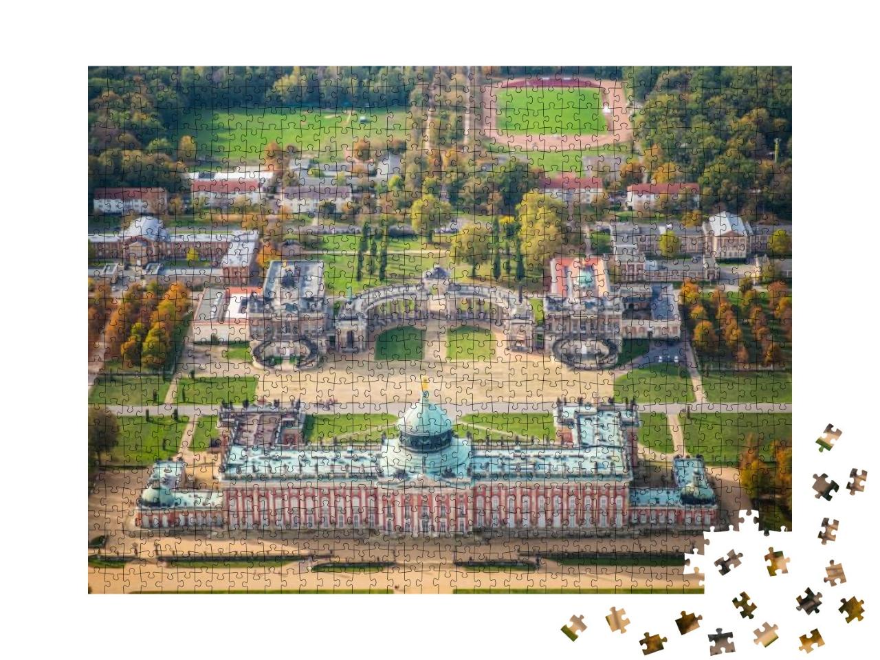 Potsdam, Germany, New Palace in the Sanssouci Park in Ear... Jigsaw Puzzle with 1000 pieces