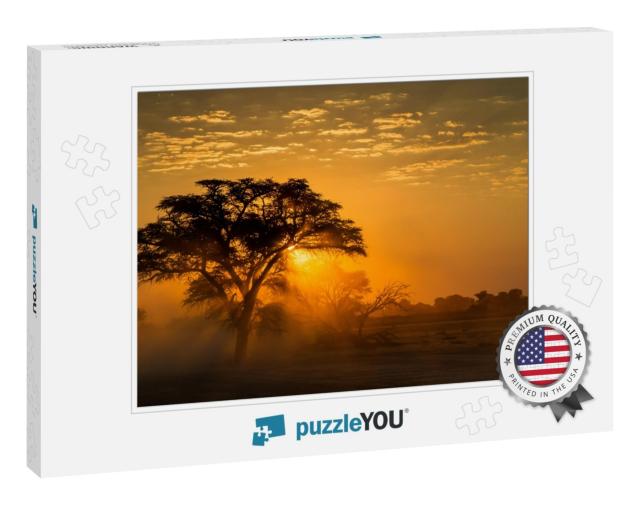 Botswana Sunset... Jigsaw Puzzle