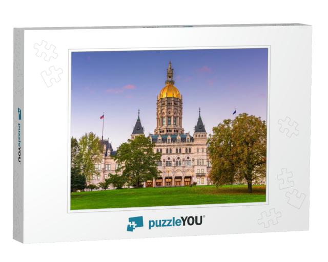 Connecticut State Capitol in Hartford, Connecticut, USA Du... Jigsaw Puzzle