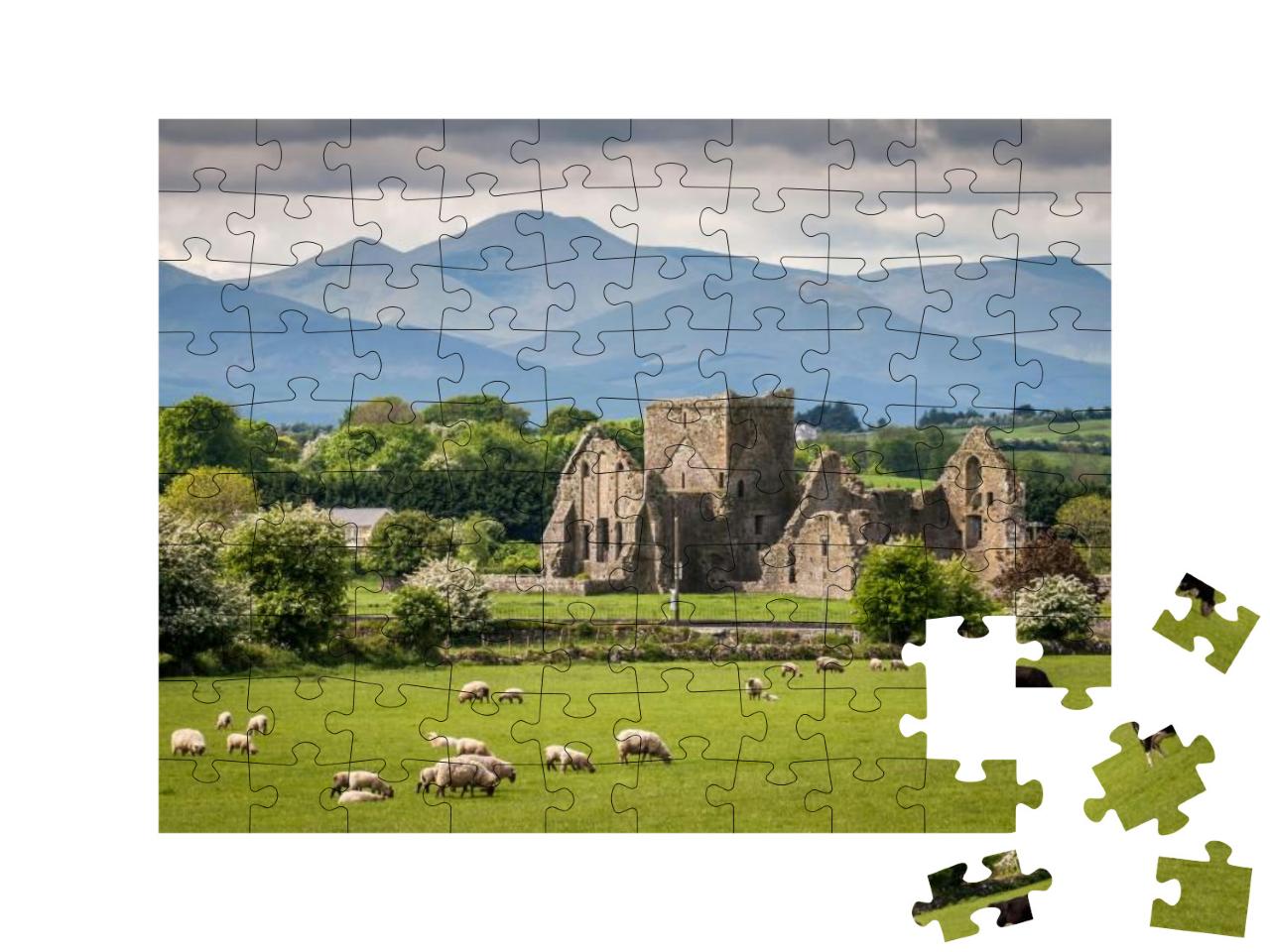 Idyllic Irish Landscape... Jigsaw Puzzle with 100 pieces