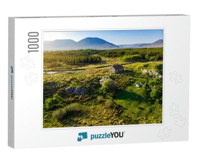 Beautiful Sunset View of Connemara Region in Ireland. Sce... Jigsaw Puzzle with 1000 pieces