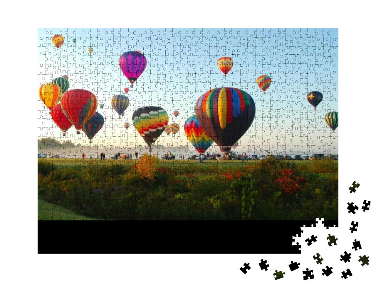 Adirondack Balloon Festival, Queensbury, New York... Jigsaw Puzzle with 1000 pieces