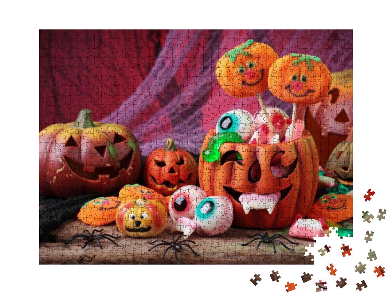 Halloween Sweets for Halloween Party... Jigsaw Puzzle with 1000 pieces