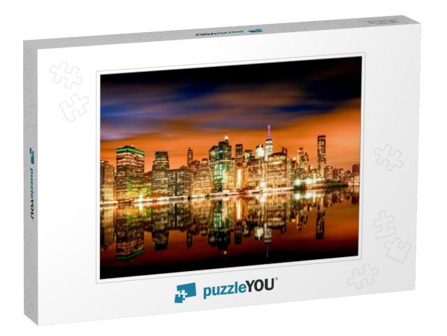 Manhattan At Sunset... Jigsaw Puzzle