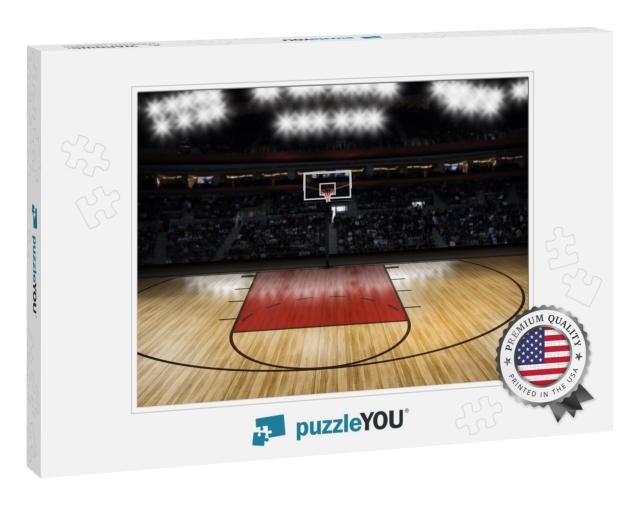 Empty Basketball Court... Jigsaw Puzzle