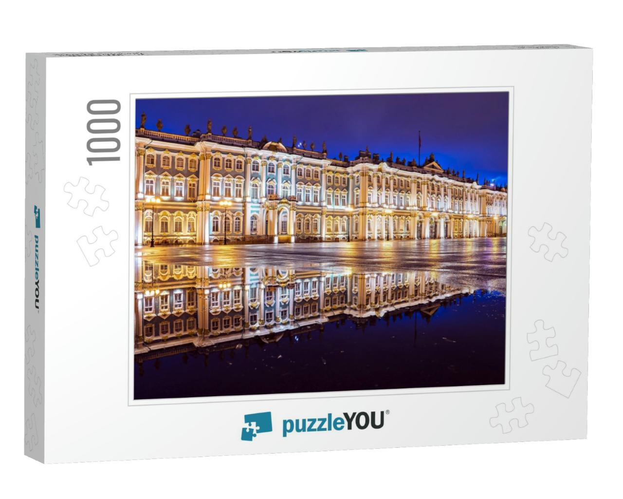 Hermitage on Palace Square, St. Petersburg... Jigsaw Puzzle with 1000 pieces