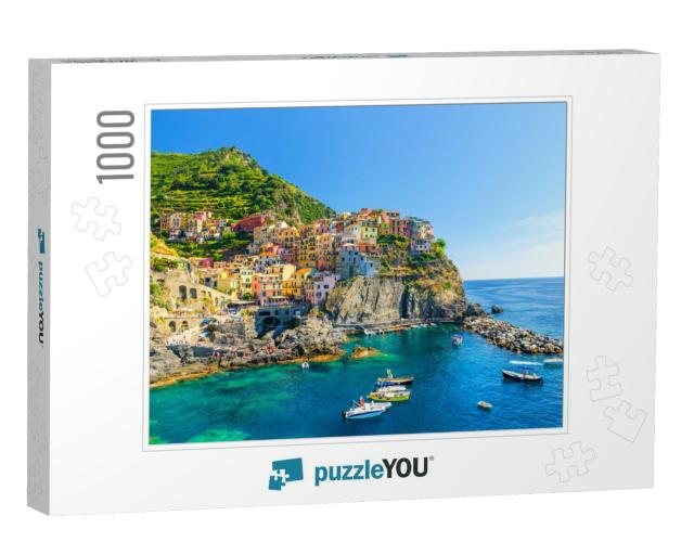 Manarola Traditional Typical Italian Village in National... Jigsaw Puzzle with 1000 pieces