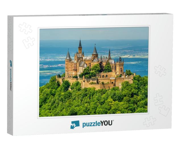 View of Hohenzollern Castle in the Swabian Alps - Baden-W... Jigsaw Puzzle