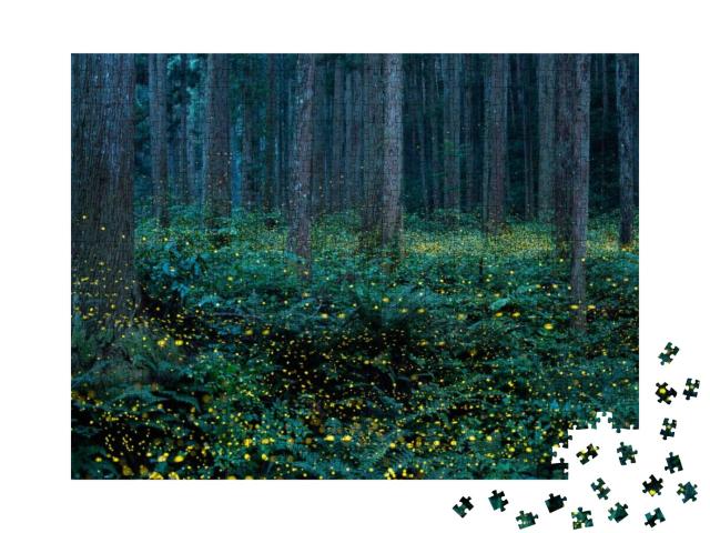 Firefly Are a Japanese Summer Tradition... Jigsaw Puzzle with 1000 pieces