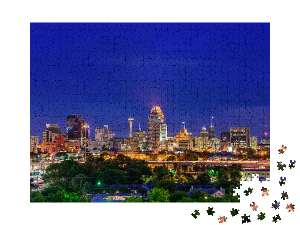 San Antonio, Texas, USA Skyline... Jigsaw Puzzle with 1000 pieces
