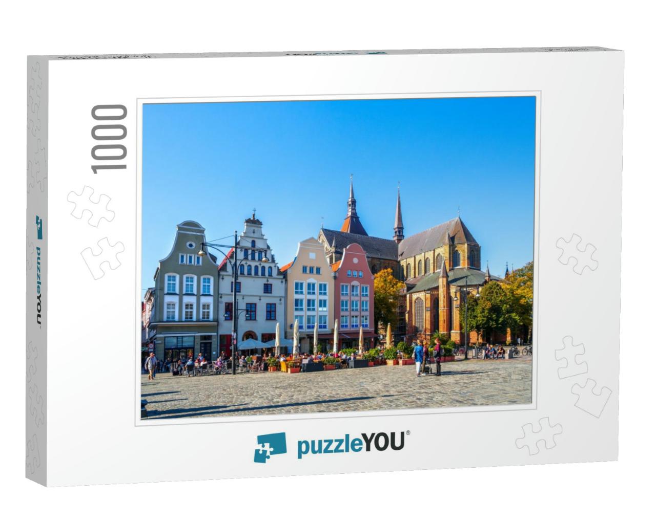 New Market of Rostock, Germany... Jigsaw Puzzle with 1000 pieces