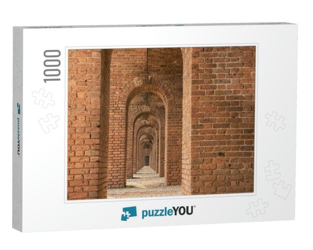 Arches At Fort Jefferson At the Dry Tortugas National Par... Jigsaw Puzzle with 1000 pieces