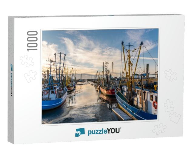 Fishing Boats & Shrimp Boats in the Old Fishing Port of D... Jigsaw Puzzle with 1000 pieces