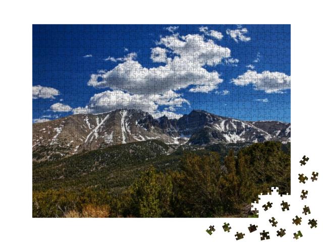 Wheeler Peak in Great Basin National Park_6862... Jigsaw Puzzle with 1000 pieces