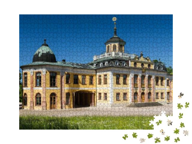 Panorama of Baroque Schloss Belvedere, Weimar, Thuringia... Jigsaw Puzzle with 1000 pieces