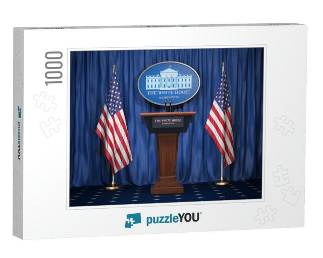 Briefing of President of Us United States in White House... Jigsaw Puzzle with 1000 pieces