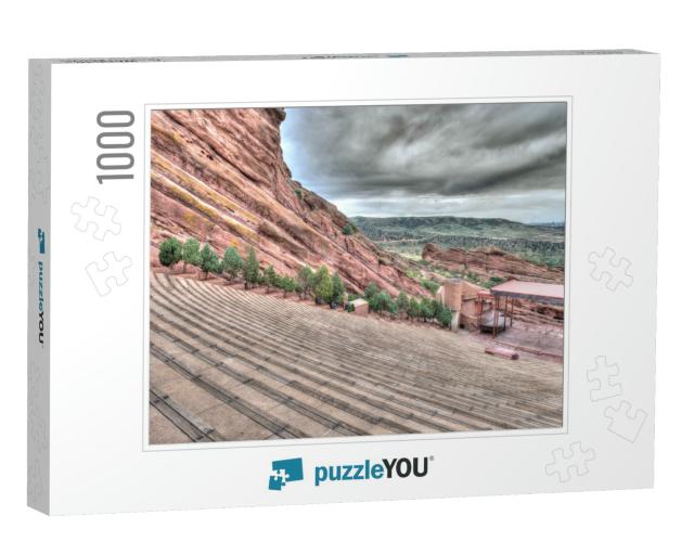 The Red Rocks Amphitheater Landscape Formations in Denver... Jigsaw Puzzle with 1000 pieces