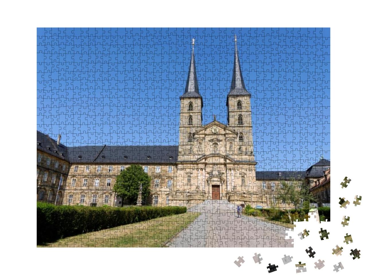 St Michael Church, Michaelskirche in Bamberg, Germany. It... Jigsaw Puzzle with 1000 pieces