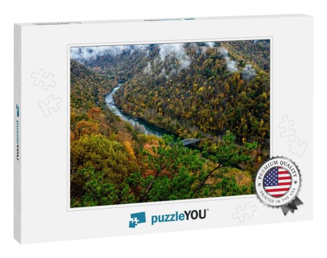 New River Gorge National Park & Preserve, Fayette County... Jigsaw Puzzle