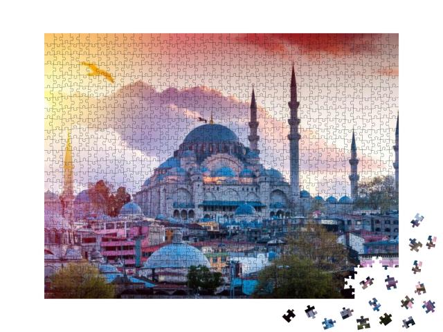 Istanbul the Capital of Turkey, Eastern Tourist City... Jigsaw Puzzle with 1000 pieces