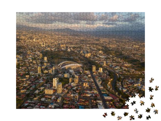 Beautiful Aerial View of the Sabana, San Jose, Costa Rica... Jigsaw Puzzle with 1000 pieces