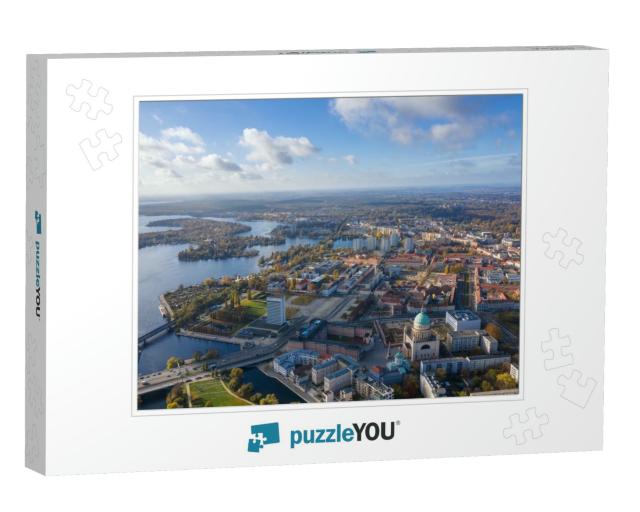 Aerial Landscape View Over Potsdam, Germany... Jigsaw Puzzle