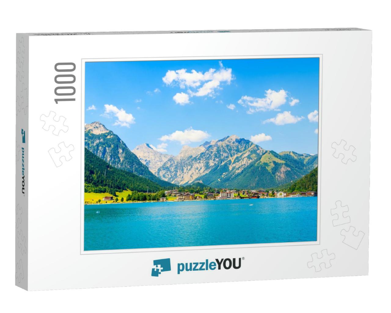 View of Pertisau Village on Shore of Beautiful Achensee L... Jigsaw Puzzle with 1000 pieces