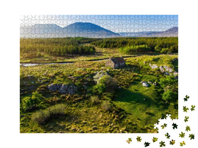 Beautiful Sunset View of Connemara Region in Ireland. Sce... Jigsaw Puzzle with 1000 pieces
