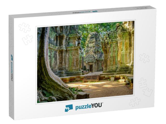 Ta Prohm Temple in the Morning Light. Part of the Angkor... Jigsaw Puzzle