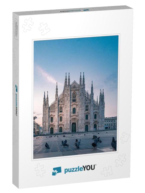 Duomo Di Milano Milan Cathedral in Milan, Italy. Milan Ca... Jigsaw Puzzle