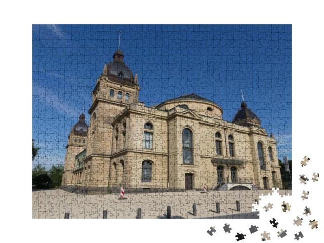 Historic Townhall Wuppertal Germany... Jigsaw Puzzle with 1000 pieces