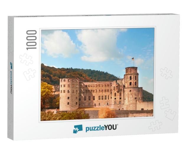 Side View of Heidelberg Castle, or Heidelberger Schloss i... Jigsaw Puzzle with 1000 pieces