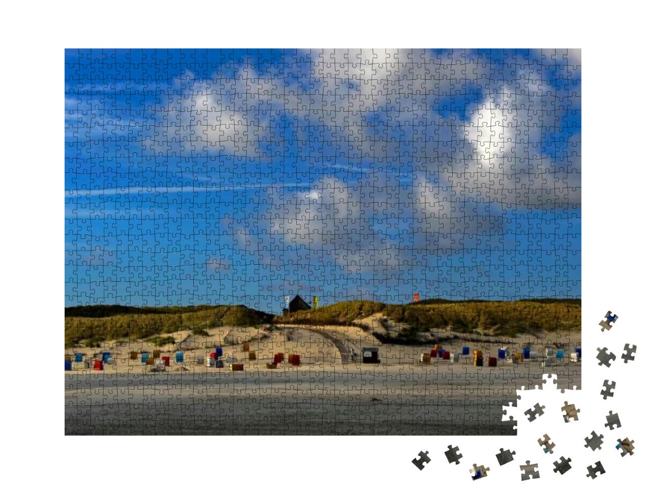 Island of Juist Beach View... Jigsaw Puzzle with 1000 pieces