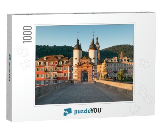 Old Bridge in Heidelberg, Germany... Jigsaw Puzzle with 1000 pieces